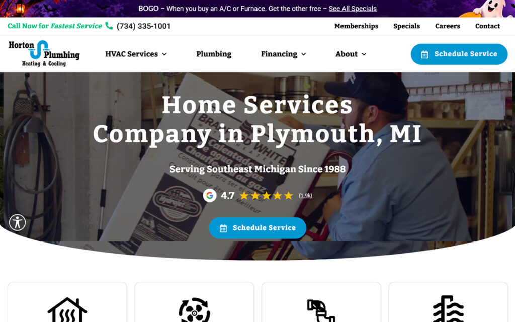 Horton Plumbing, Heating, Cooling, & Remodeling