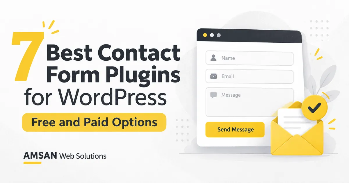 7 Best Contact Form Plugins for WordPress: Free and Paid Options
